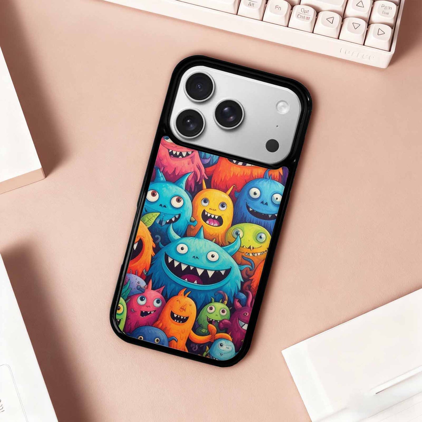 iPhone 17 Pro Case — Monsters General Cartoon Monst Pyk Cartoon, Custom Phone Case
