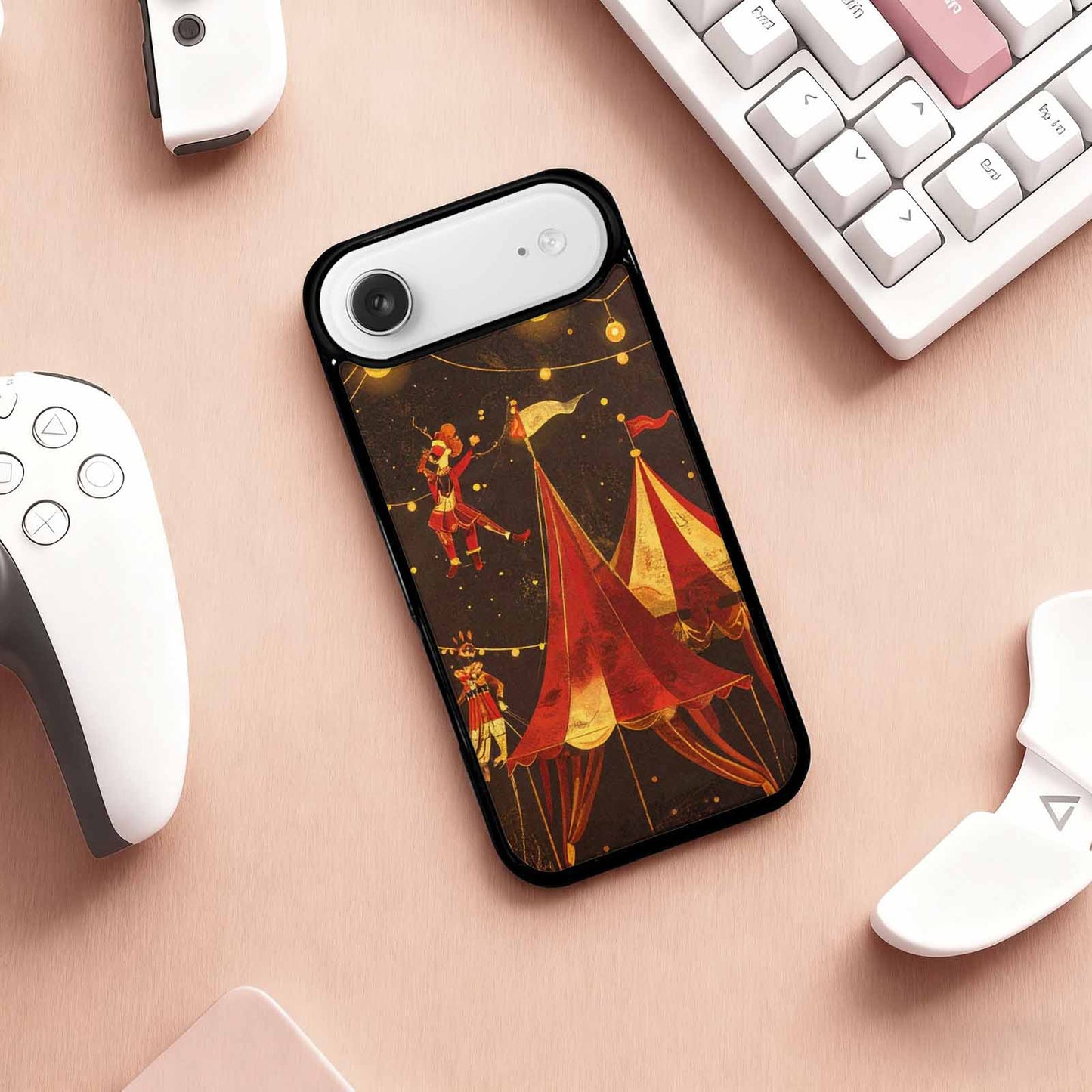 iPhone 17 Air Case — Vintage Circus Art Pattern Retro Vintage, Custom Phone Case