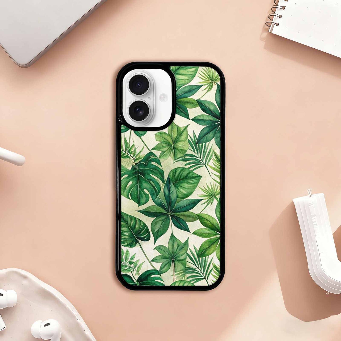 iPhone 17 Case — Small Seven Point Palmate Floral, Custom Print Case Cover