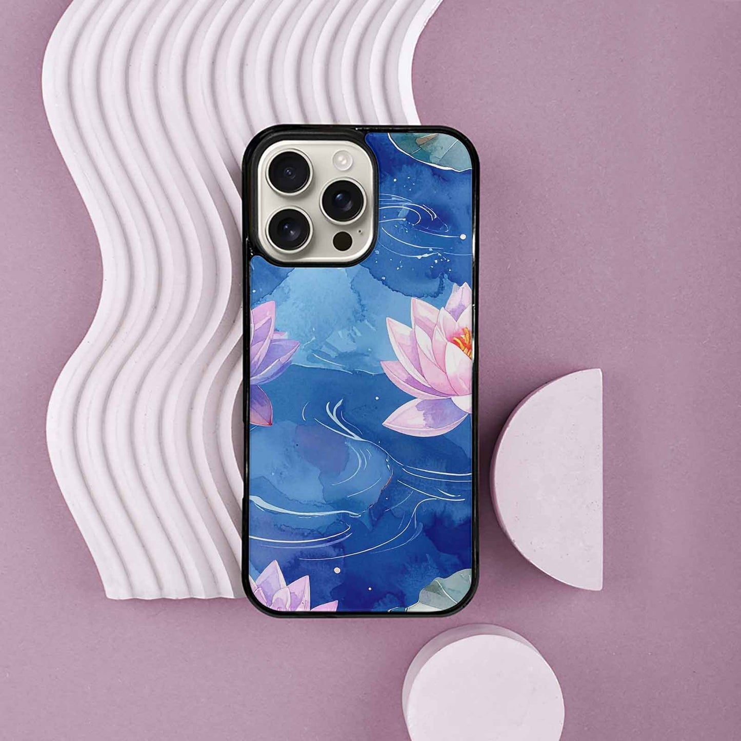 iPhone 16 Pro Max Case — Water Lilies Impressionist, Custom Art Phone Cover