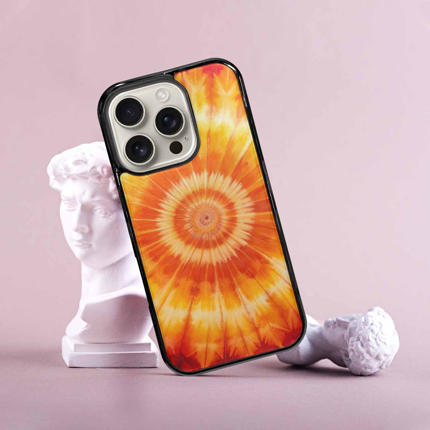 iPhone 16 Pro Case — Ombre Tie Dye Warm, Original Design Phone Case