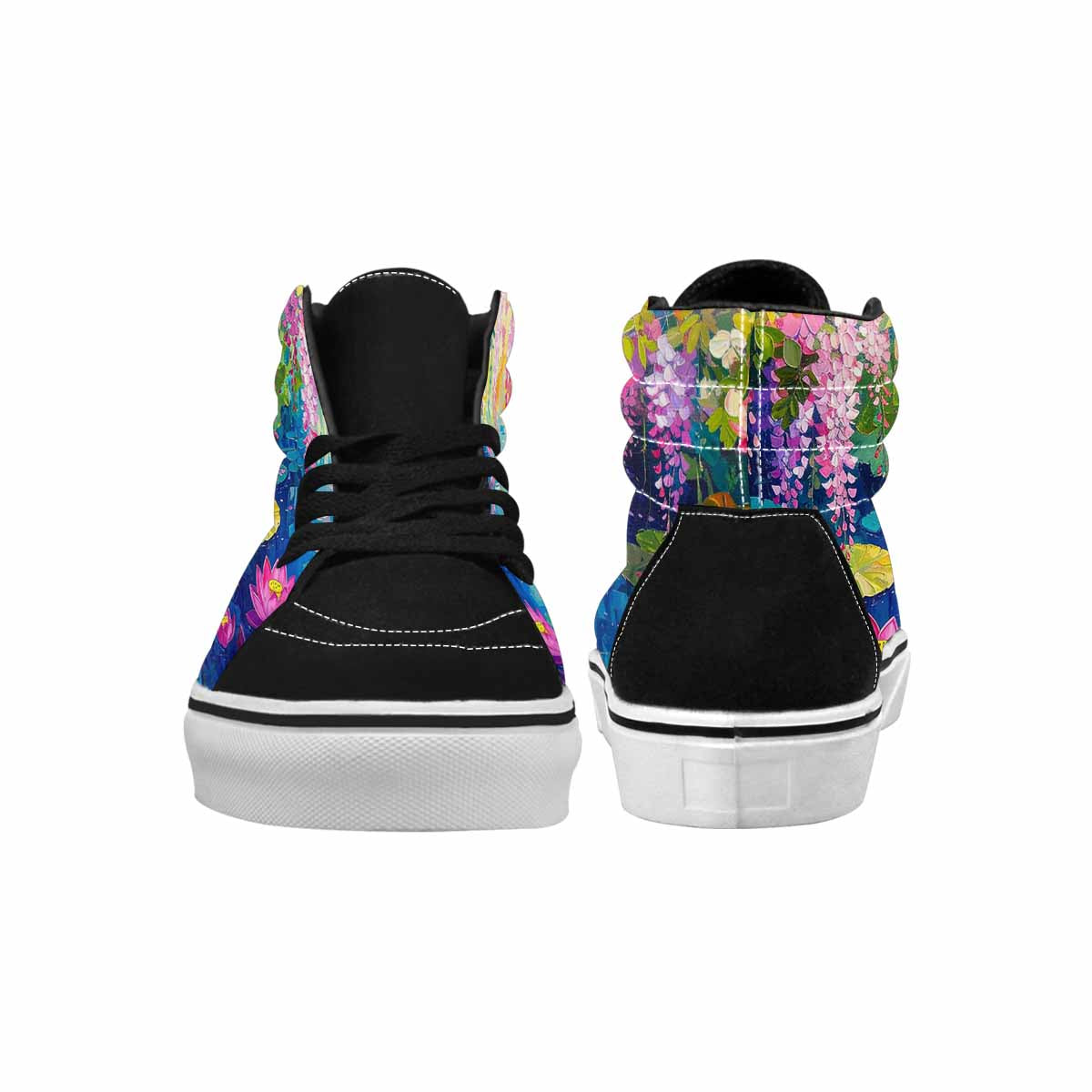 MEN'S Monet Impressionist High Top Canvas Dark Academia Custom Sneakers
