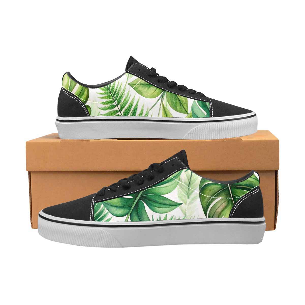 WOMEN'S Seven-Point Palmate Leaf Canvas Lace-Up Y2K Shoes