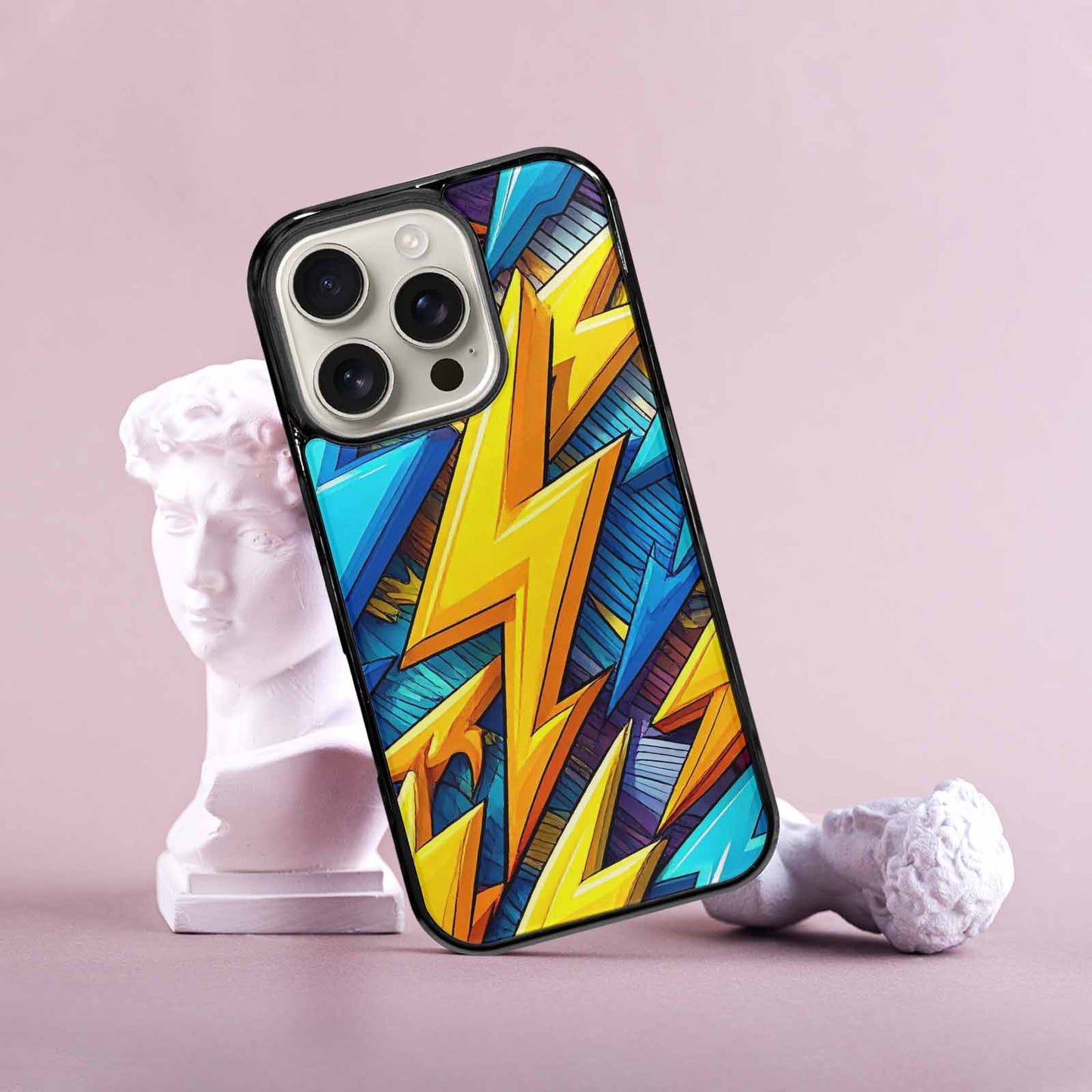 iPhone 16 Pro Case — Lightning Bolt Storm Pattern Hundreds Of, Customized Protective Case