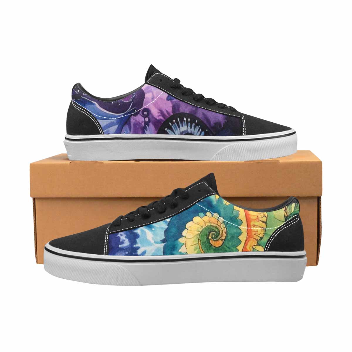 WOMEN'S Tie Lace-Up Canvas Neon Fantasy Shoes