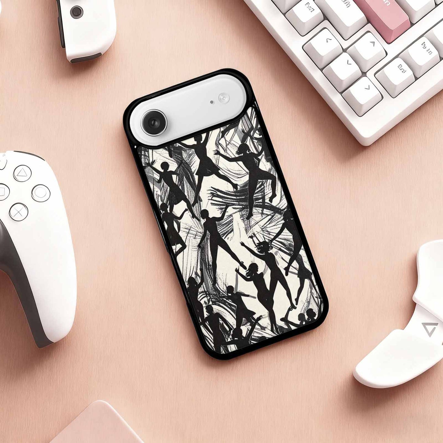 iPhone 17 Air Case — Bold Dancing Figure Line Art Original, Original Design Phone Case