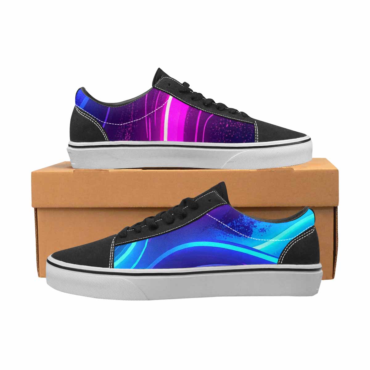 MEN'S 80S Neon Cartoon Canvas Lace-Up Cottagecore Sneakers