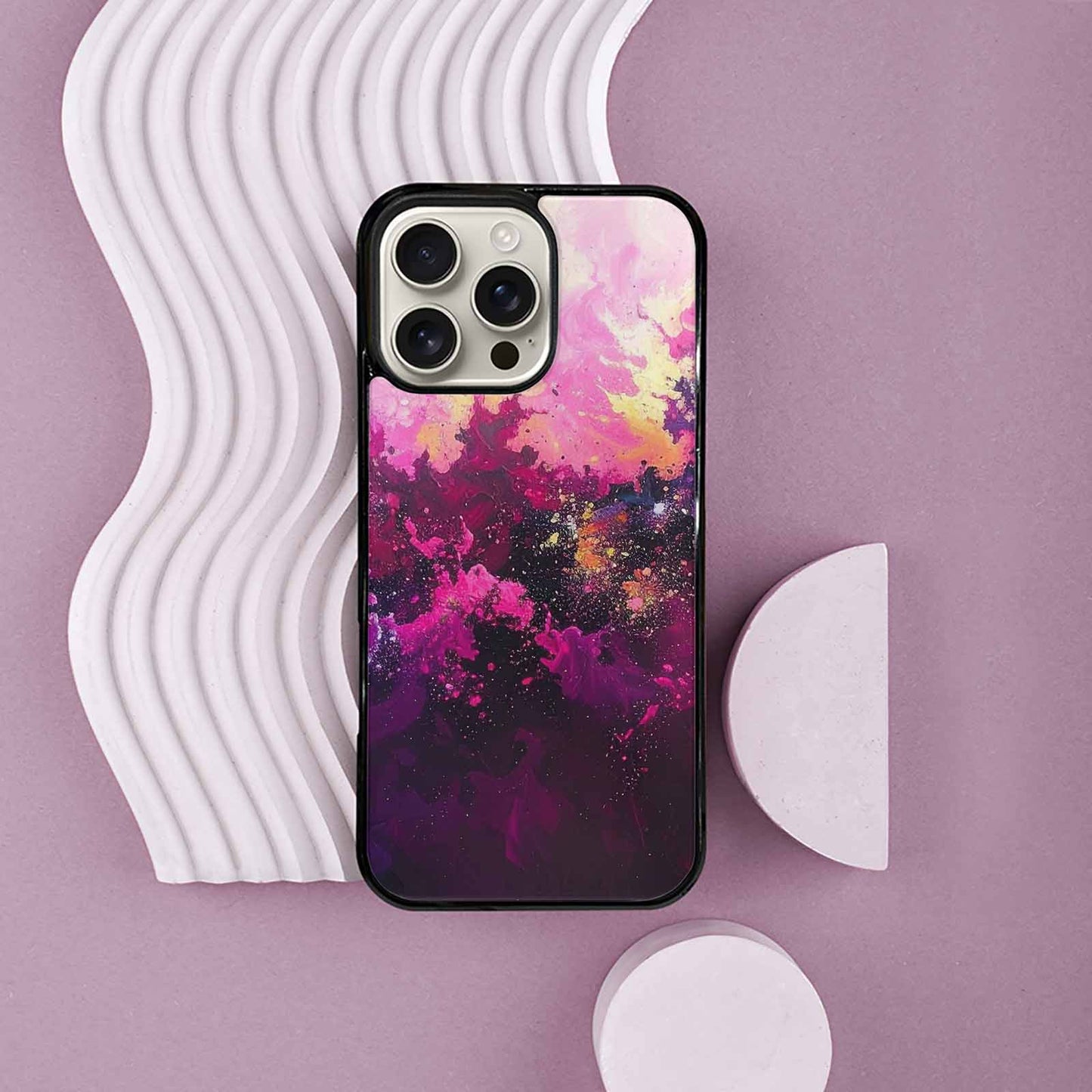 iPhone 16 Pro Max Case — Galaxy Nebula Galaxy Nebula Burs, Custom Print Case Cover