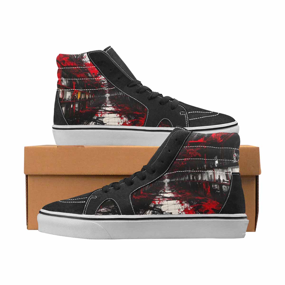Liminal Space Print Shoes | Women's | Freaky Shoes®