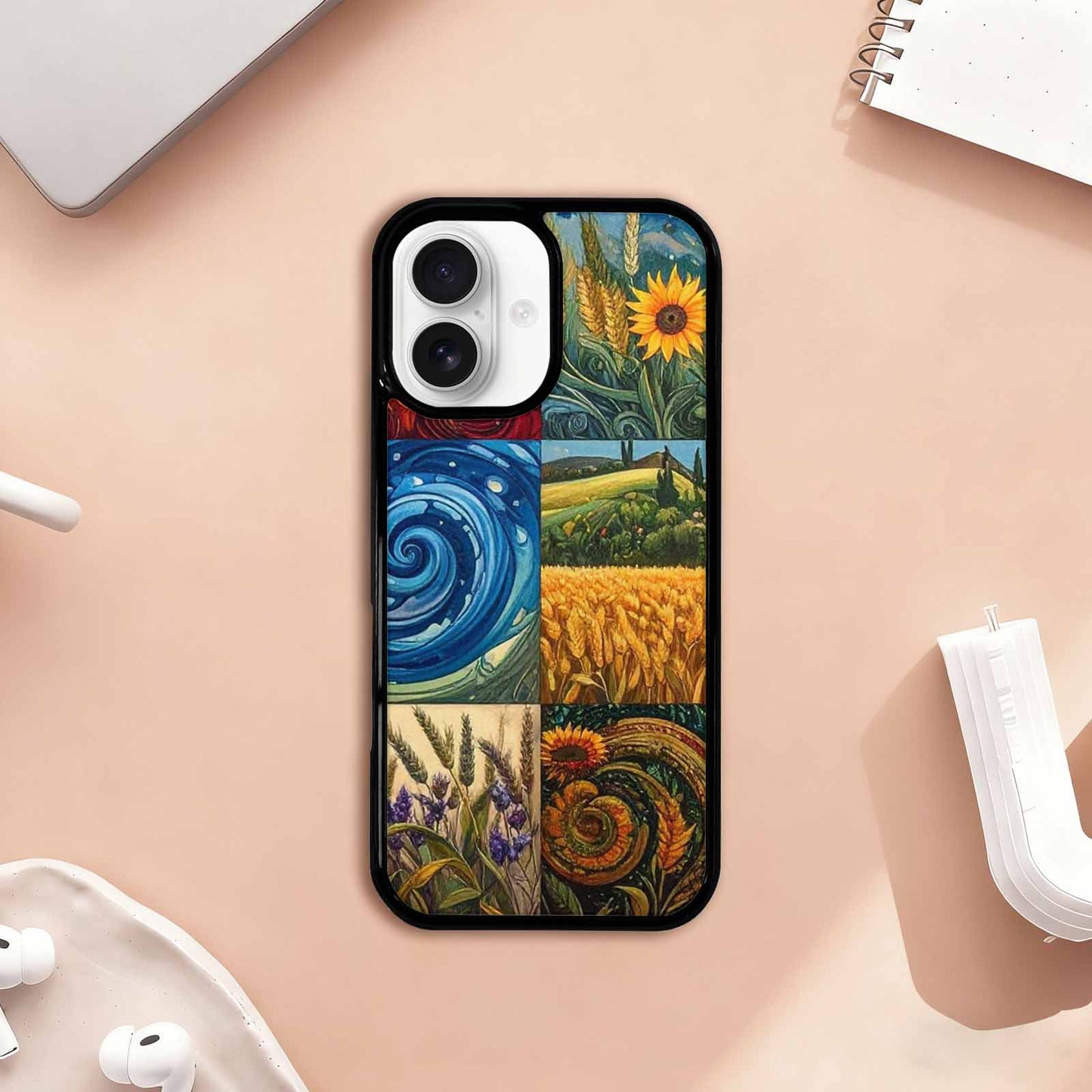 iPhone 17 Case — Small Van Gogh Style Galaxy Space, Original Design Phone Case