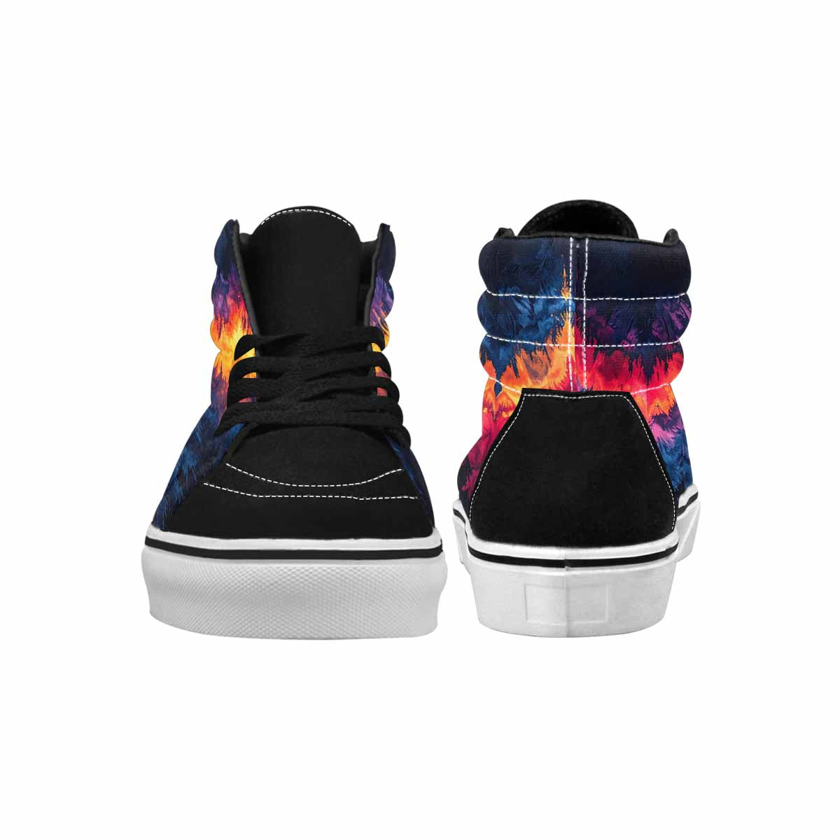 WOMEN'S Tie Dye Dark High Top Canvas Dreamcore Shoes