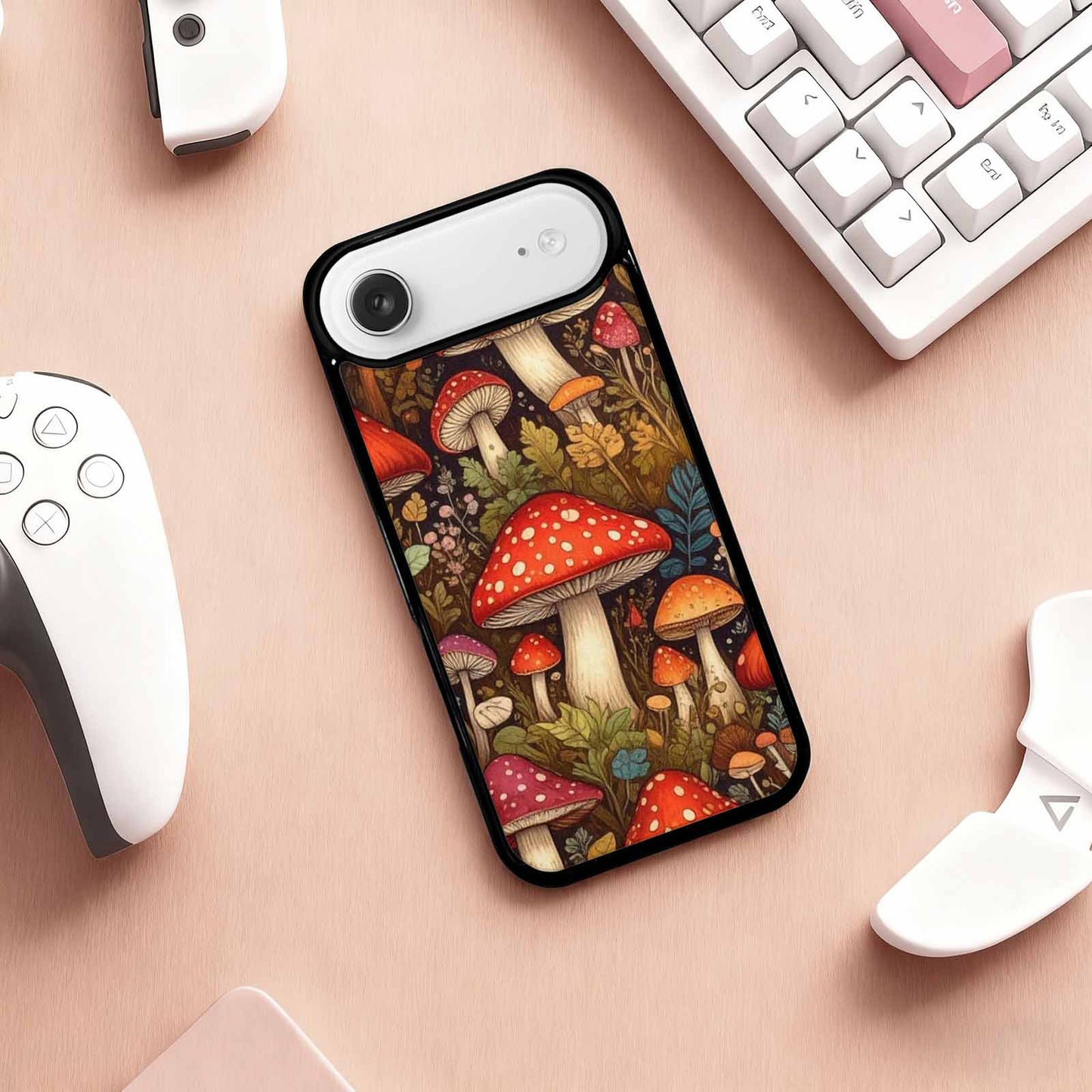 iPhone 17 Air Case — Small Mushroom Pattern Randomly Varying Original, Original Design Phone Case