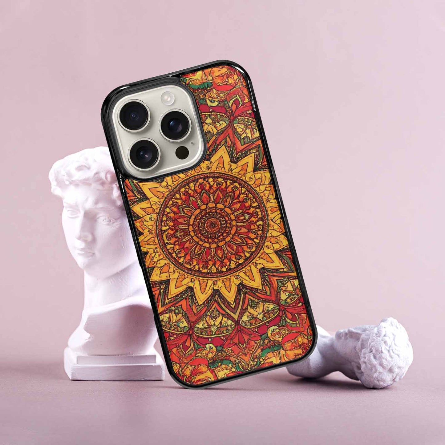 iPhone 16 Pro Case — Mandala Lions Custom, Customized Protective Case