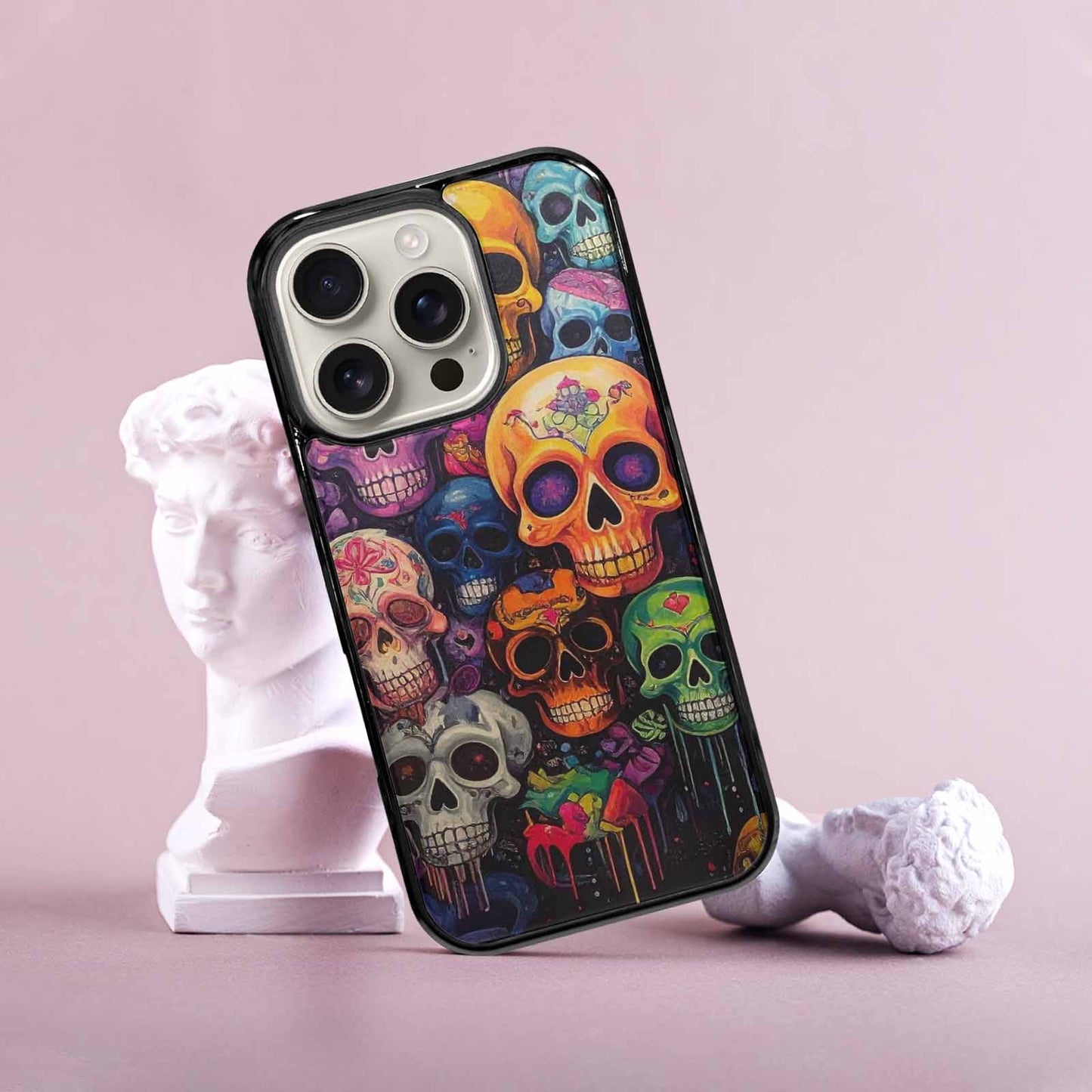 iPhone 16 Pro Case — Skulls General Skulls Pattern, Custom Designed Case Cover