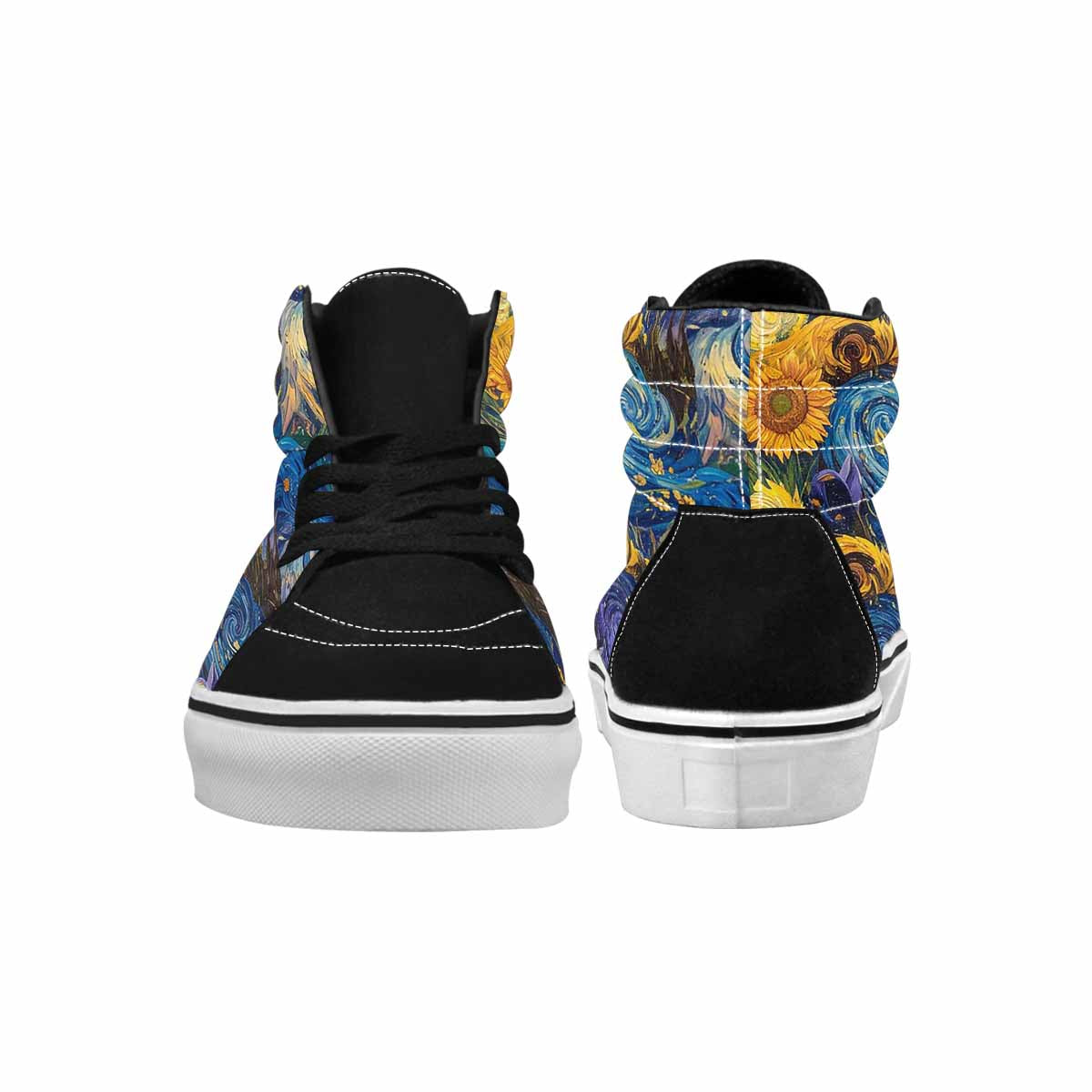 WOMEN'S Blend All Versions High Top Canvas Aesthetic Custom Shoes