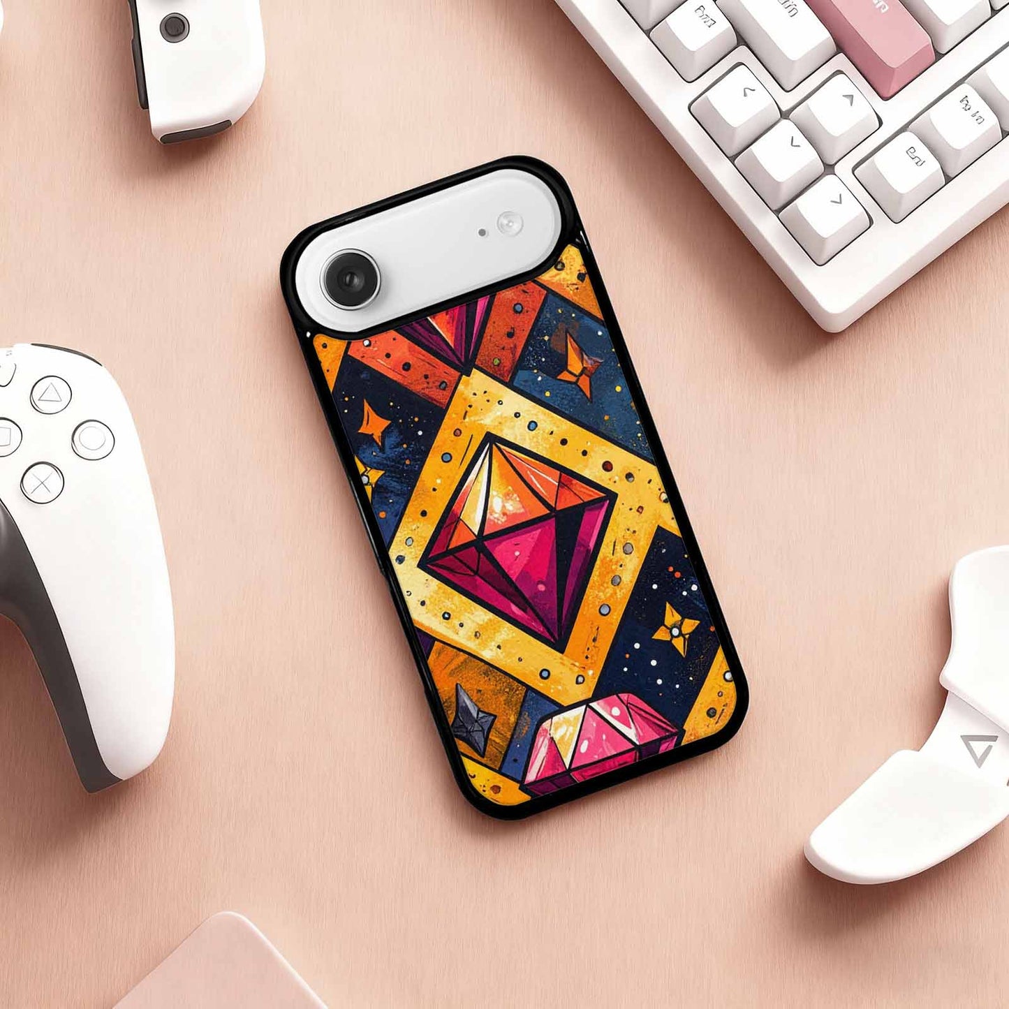 iPhone 17 Air Case — Vintage Summer Diamond Retro Vintage, Original Design Phone Case