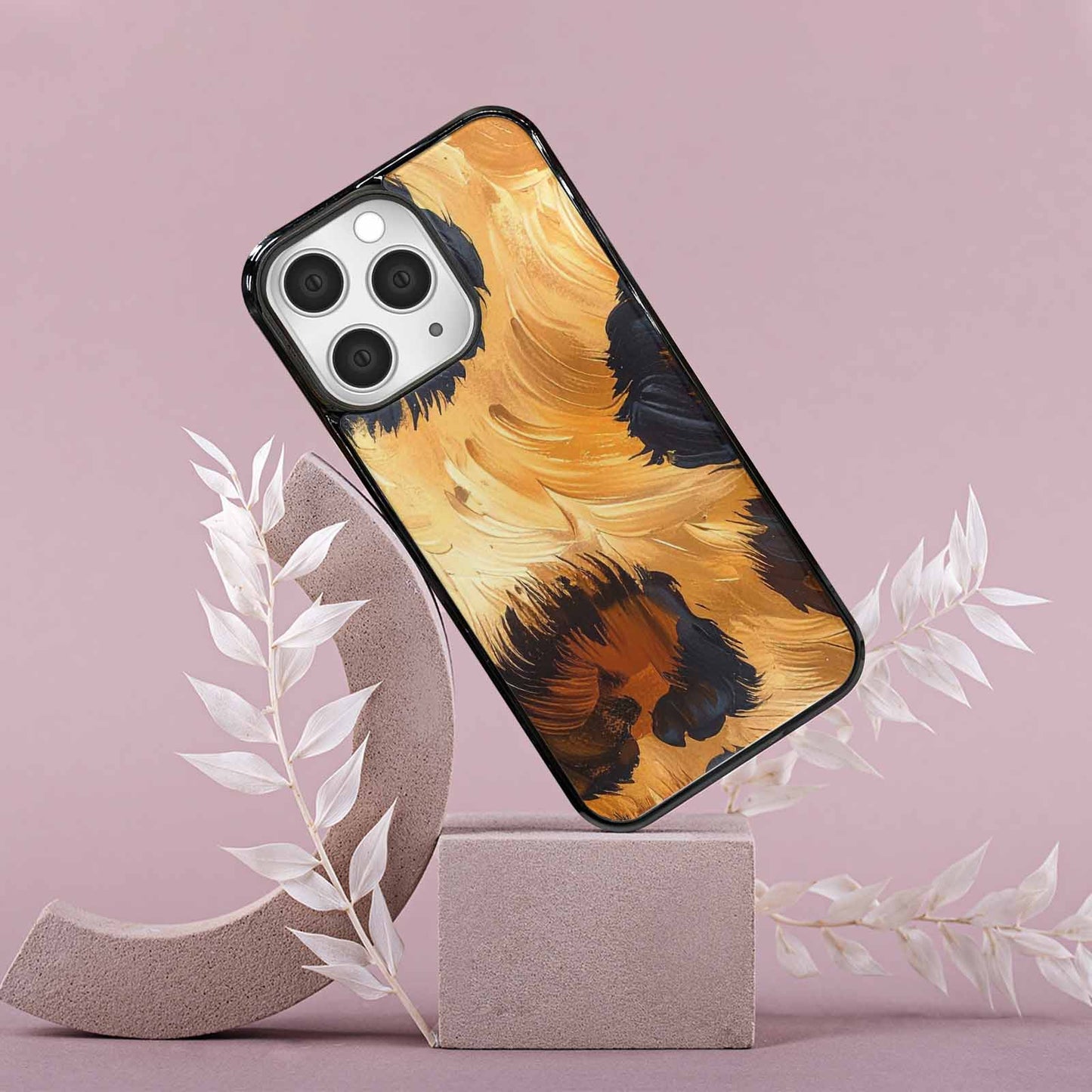 iPhone 15 Pro Max Case — Leopard Soft Airbrush Gradient, Unique Phone Case Design