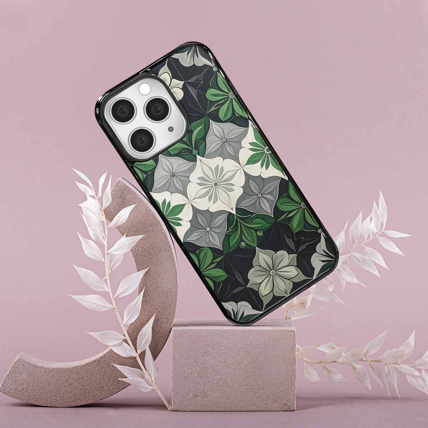 iPhone 15 Pro Max Case — Aromantic Flag Color Theme Small Rainbow, Custom Made Phone Cover