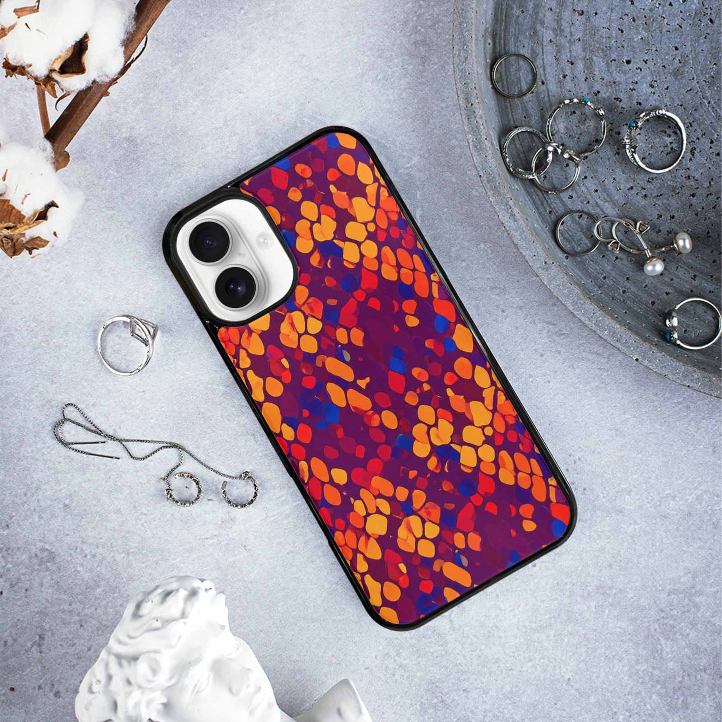 iPhone 16 Plus Case — Dark Snake Print Custom, Custom Made Phone Cover