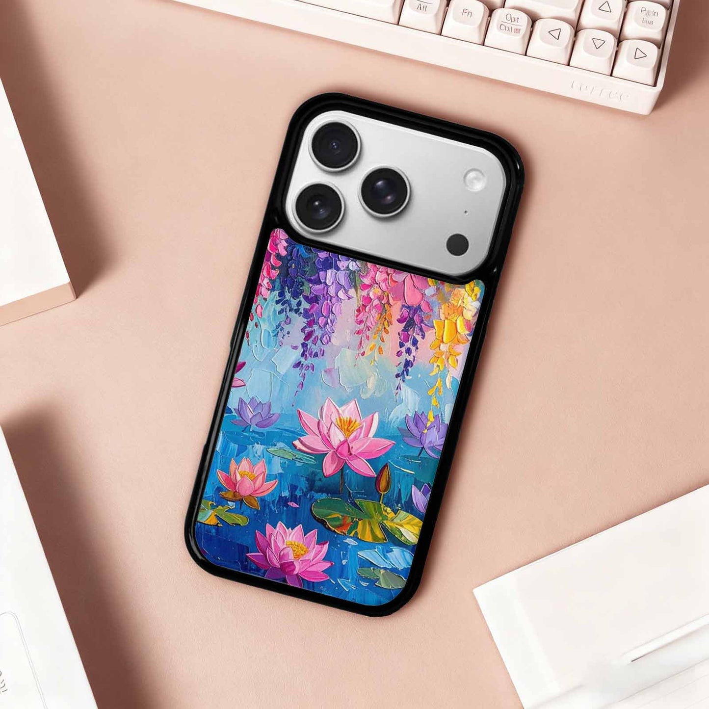 iPhone 17 Pro Case — Full Color Vibrantmonet Impressi Aex Original, Personalized Phone Case