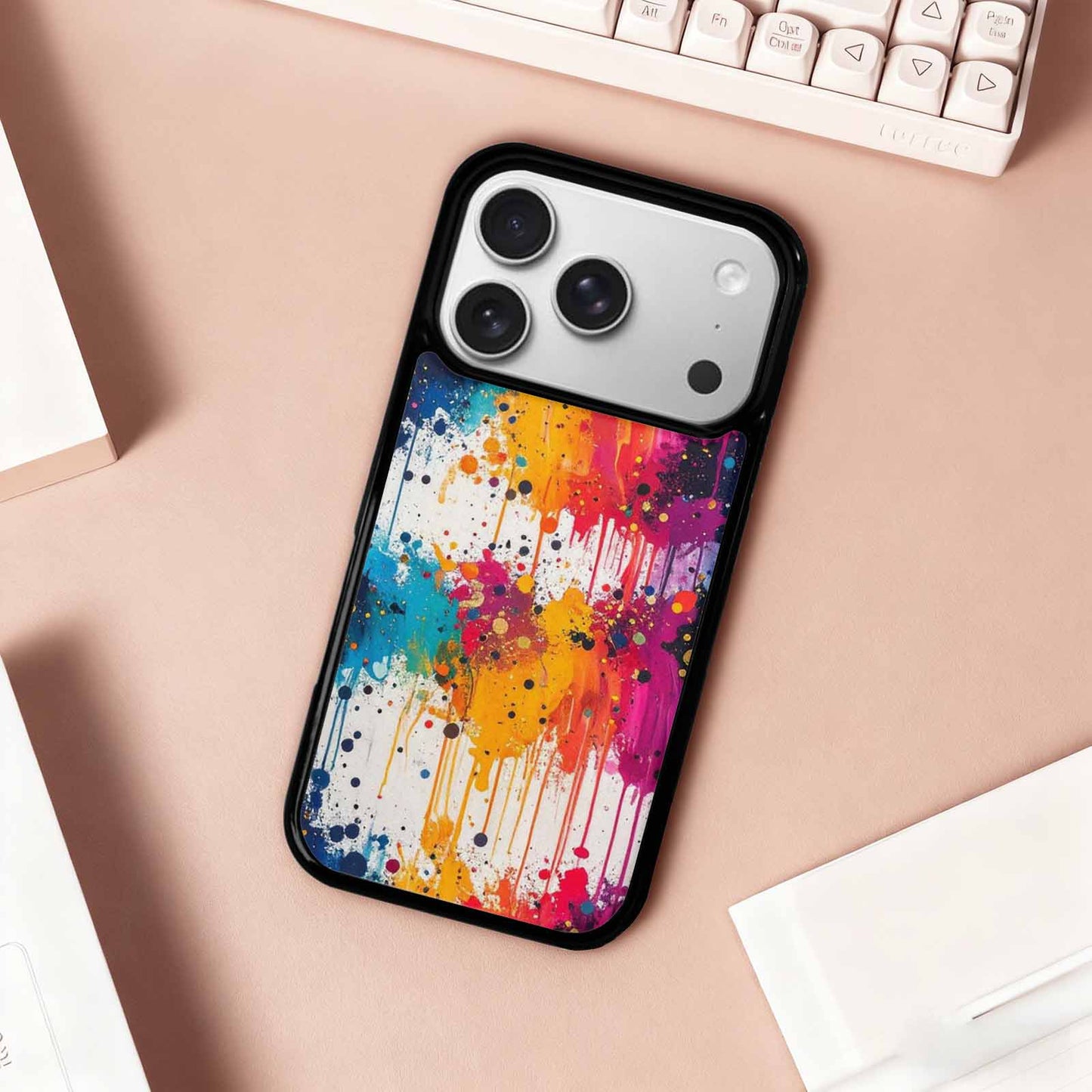 iPhone 17 Pro Case — Small Paint Splatter Pattern Randomly Original, Customized Protective Case