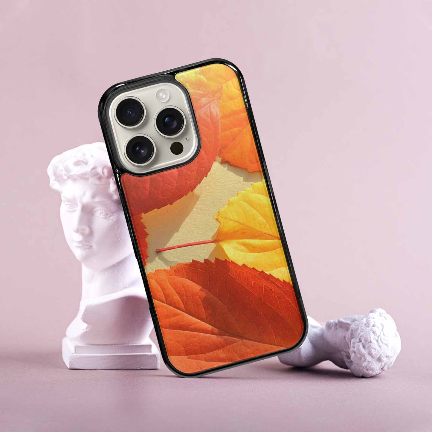 iPhone 16 Pro Case — Autumn Leaves, Custom Print Case Cover