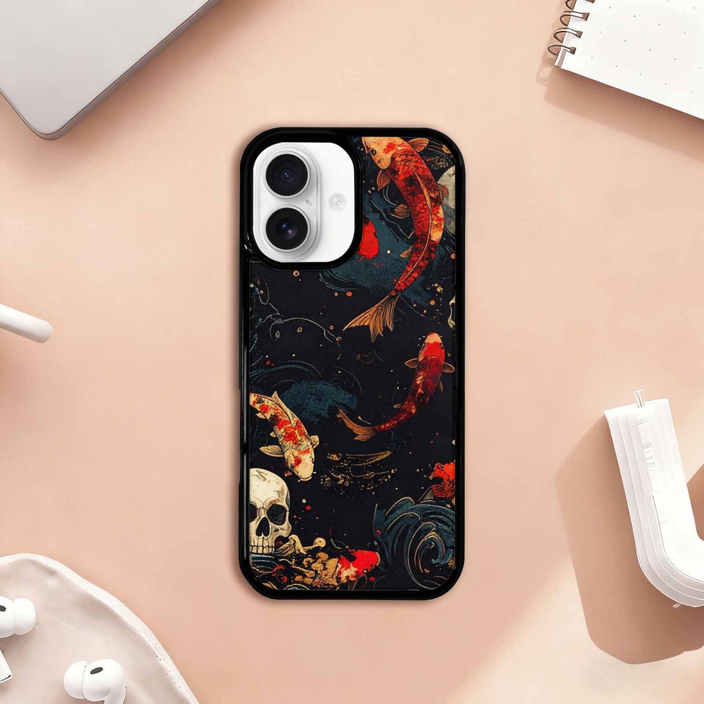 iPhone 17 Case — Skull Dark Art Gothic Print Gothic, Custom Art Phone Cover