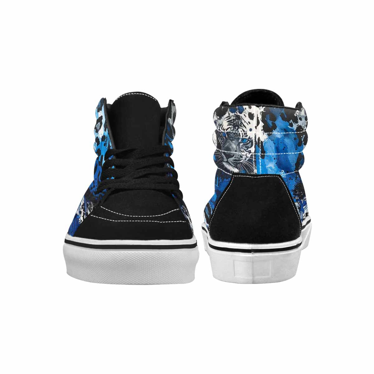 MEN'S Animal Print High Top Canvas Kaleidoscope Sneakers