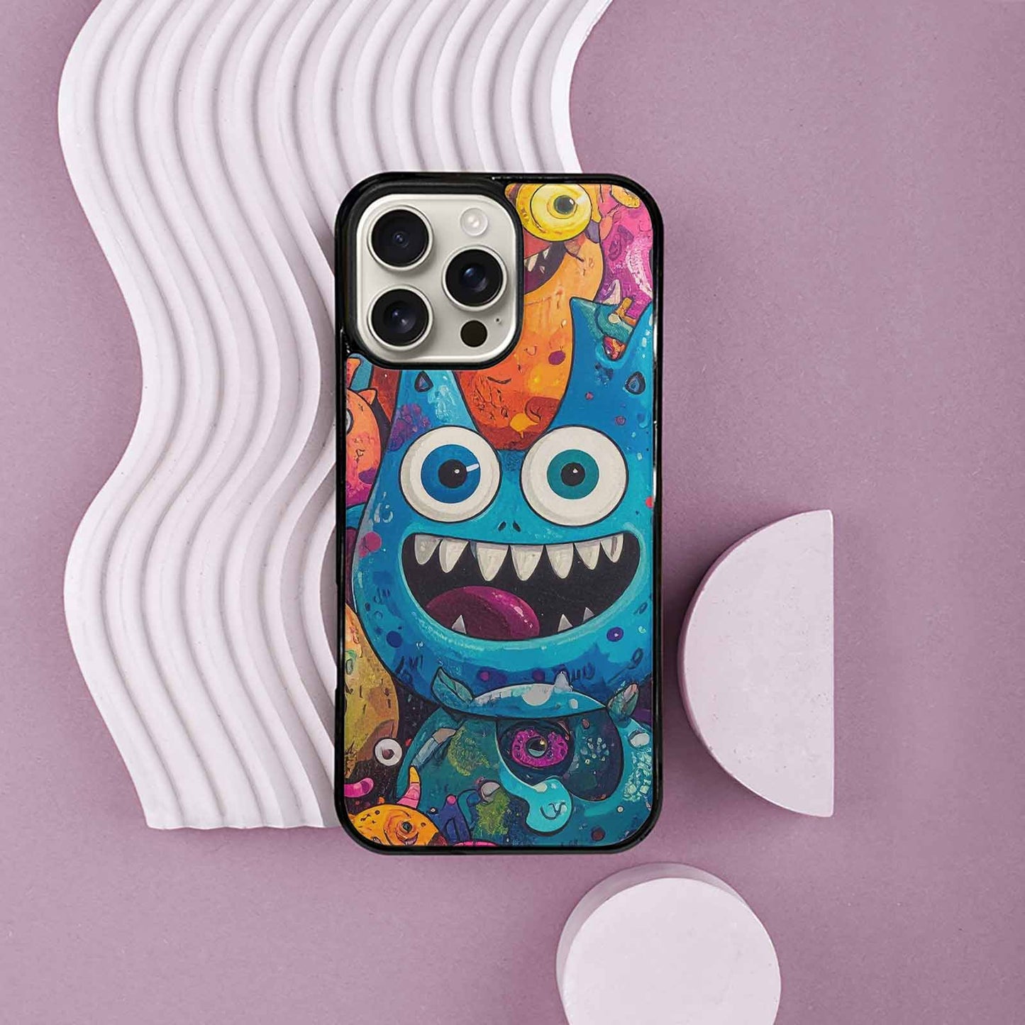 iPhone 16 Pro Max Case — Goofy Cartoon Monster, Personalized Phone Case