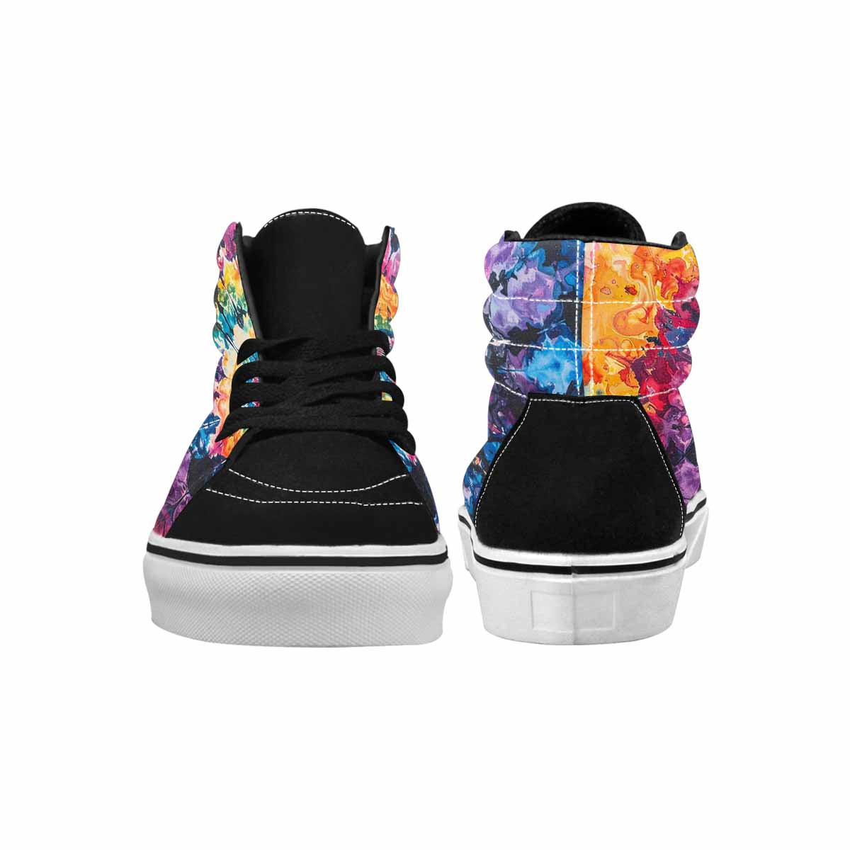MEN'S Tie High Top Canvas Dark Academia Sneakers