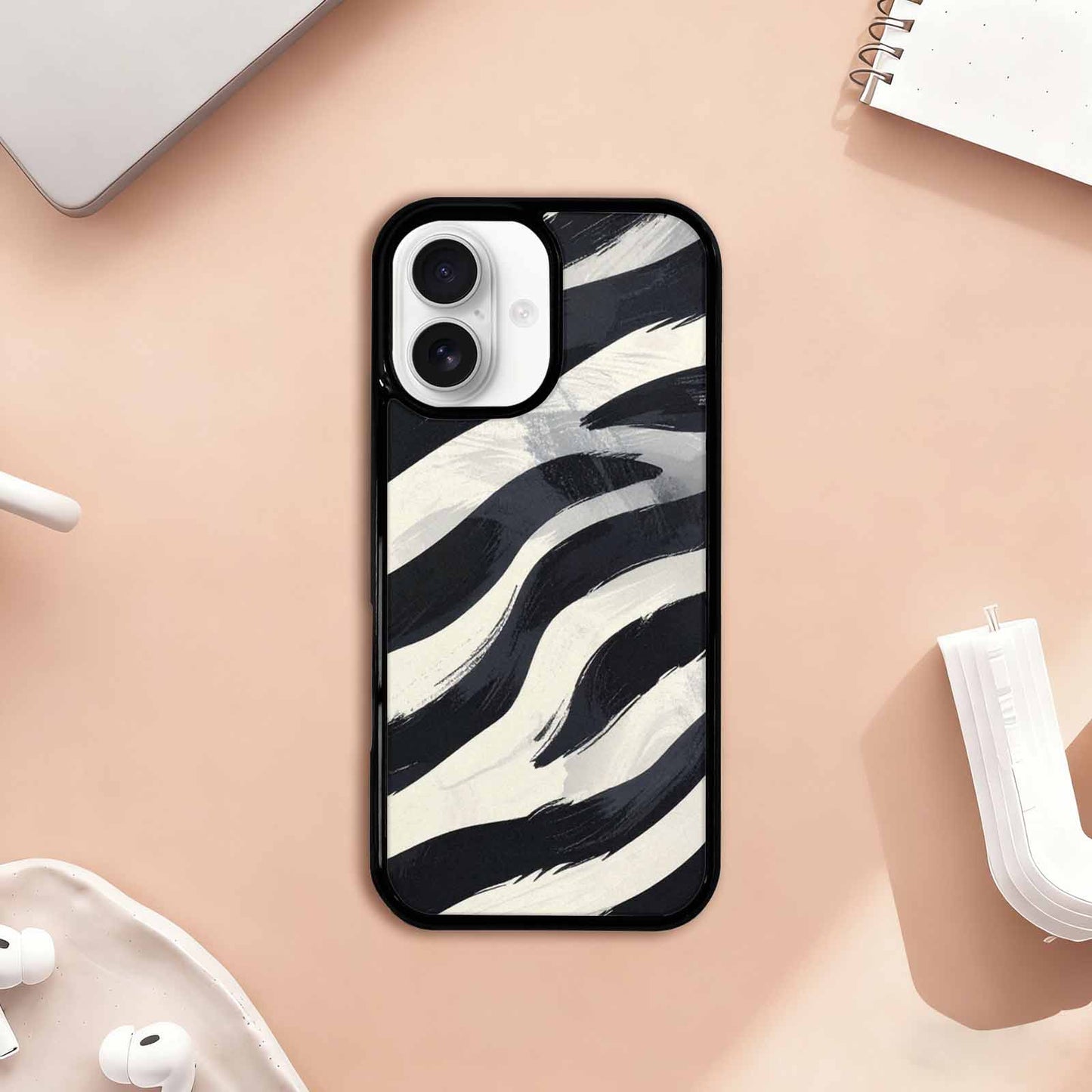 iPhone 17 Case — Seamless Tileable Pattern Of Animal Print, Custom Art Phone Cover