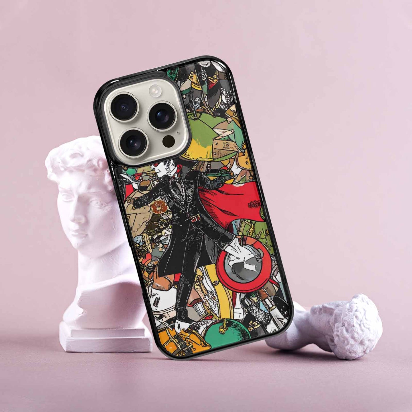 iPhone 16 Pro Case — Noir Spy Silhouette Pen Ink Noir, Custom Print Case Cover