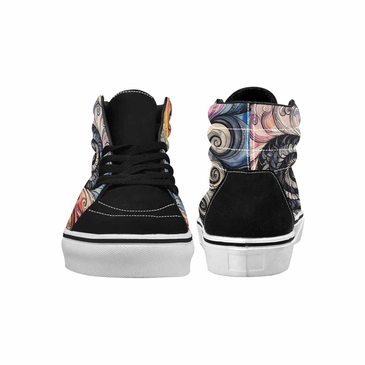 MEN'S Tie High Top Canvas Y2K Custom Shoes