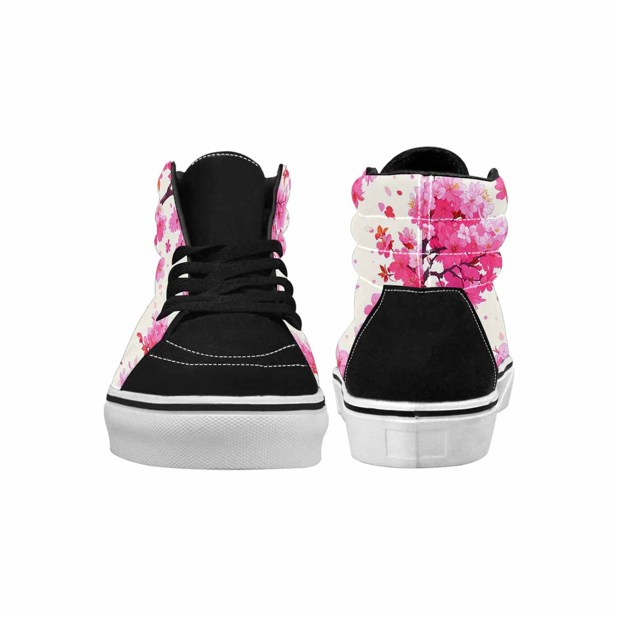 MEN'S Cherry Blossom Branch Cherry High Top Canvas Dreamlike Custom Shoes