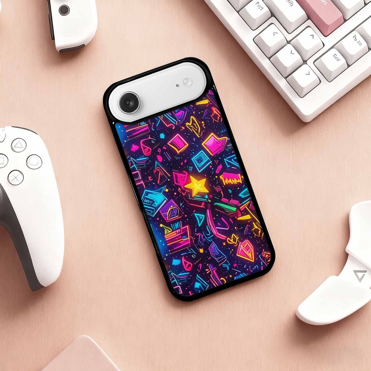 iPhone 17 Air Case — Retro Motif Retro Motifs Pattern Retro, Custom Art Phone Cover
