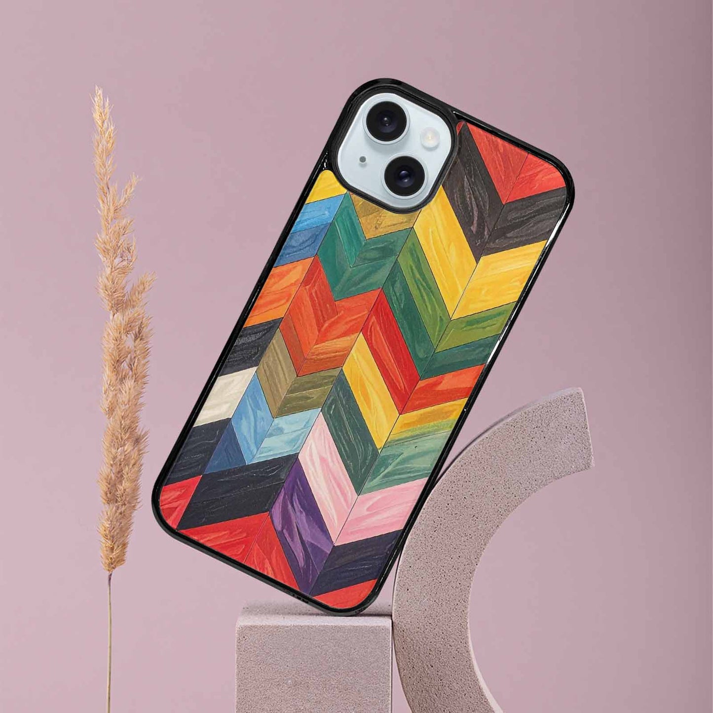 iPhone 15 Plus Case — Progress Pride Flag Color Theme Small, Original Design Phone Case