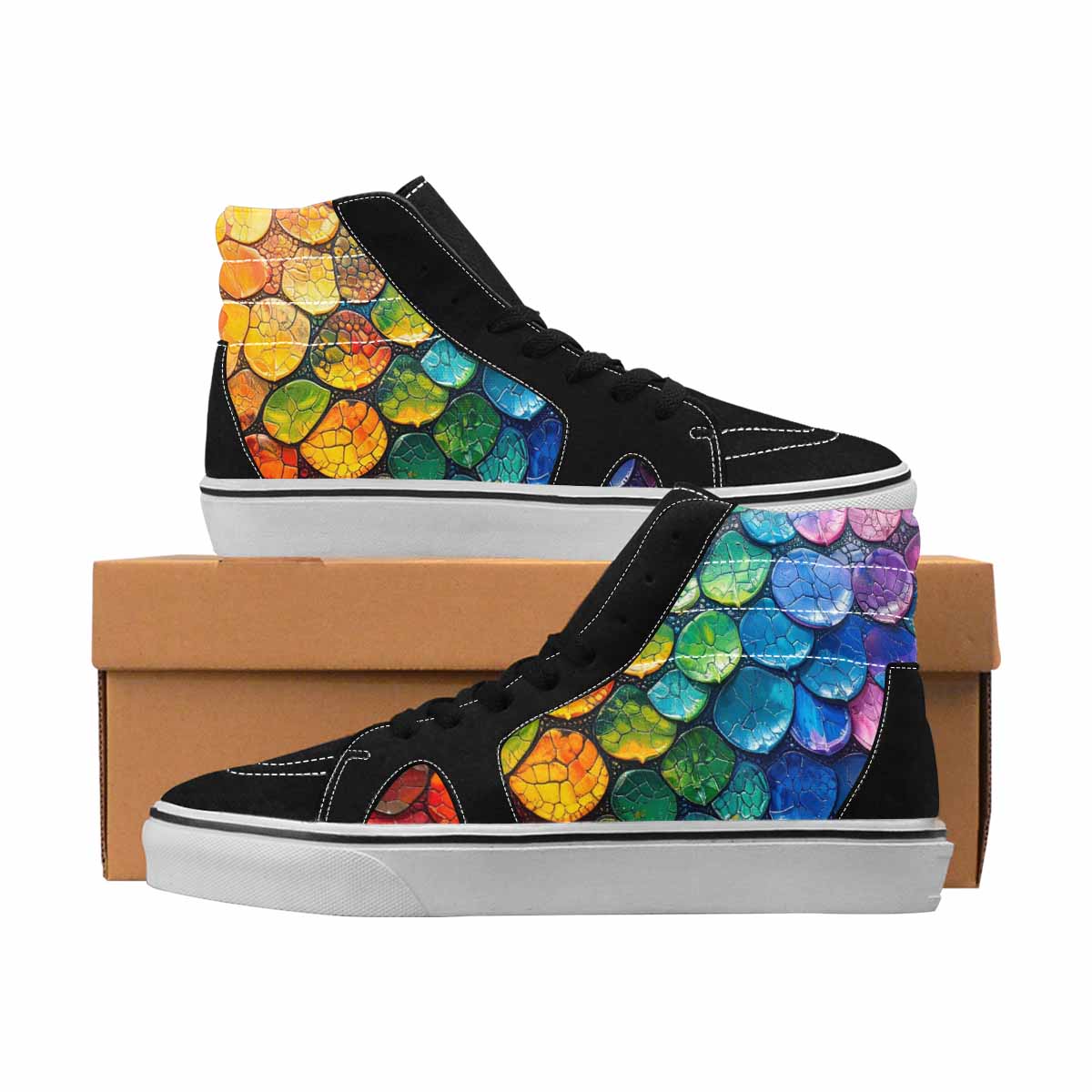 Reptile Scale Print Shoes | Men's | Freaky Shoes®