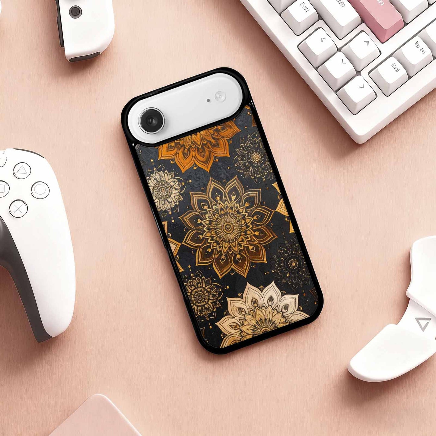 iPhone 17 Air Case — Small Mandala Pattern Randomly Varying Floral, Custom Phone Case