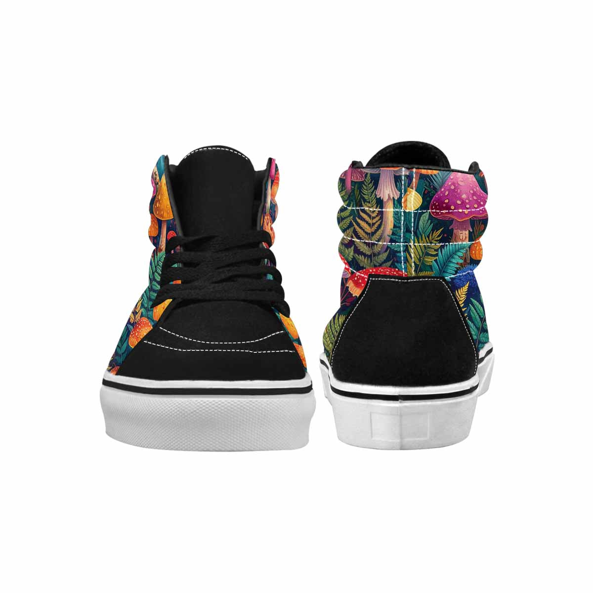 MEN'S Mushrooms Botanical Mushrooms High Top Canvas Dreamcore Shoes