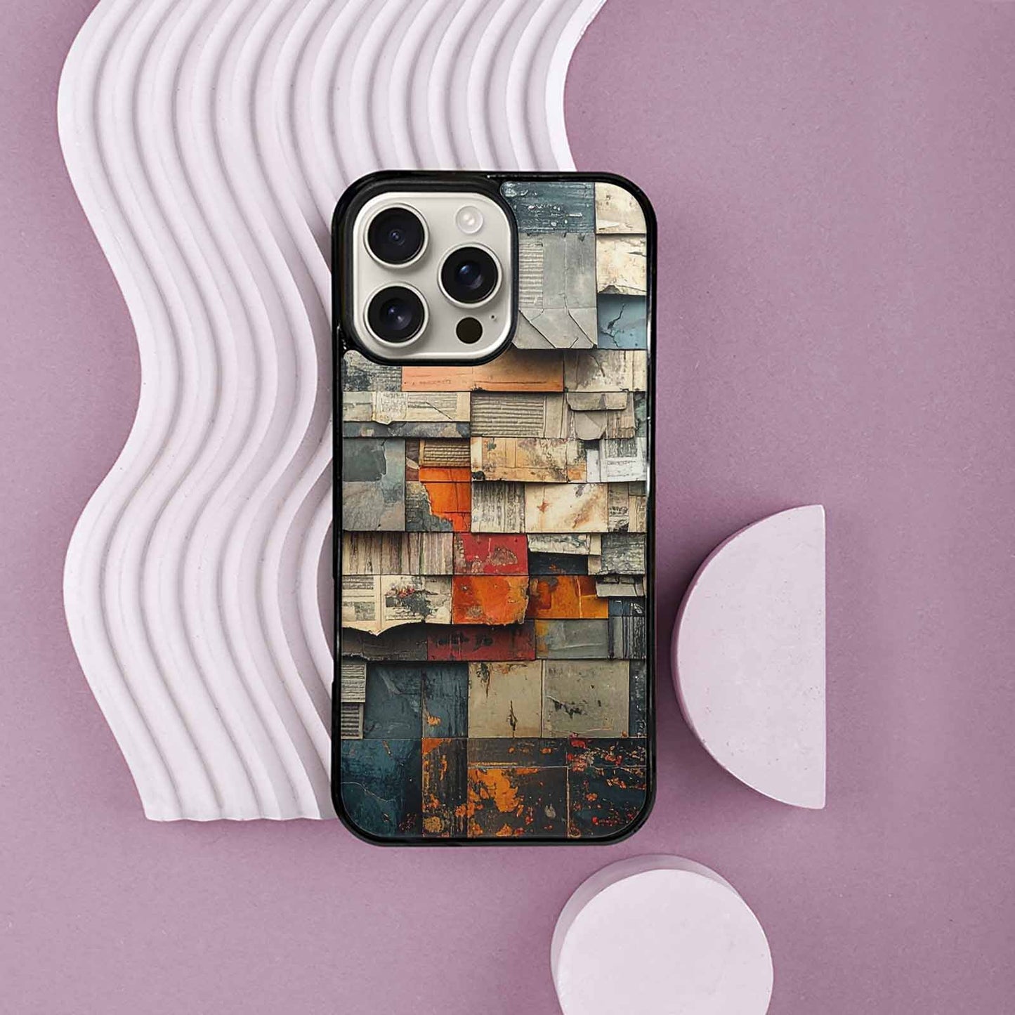 iPhone 16 Pro Max Case — Distressed Grunge Texture Pattern Hundreds Of, Unique Phone Case Design