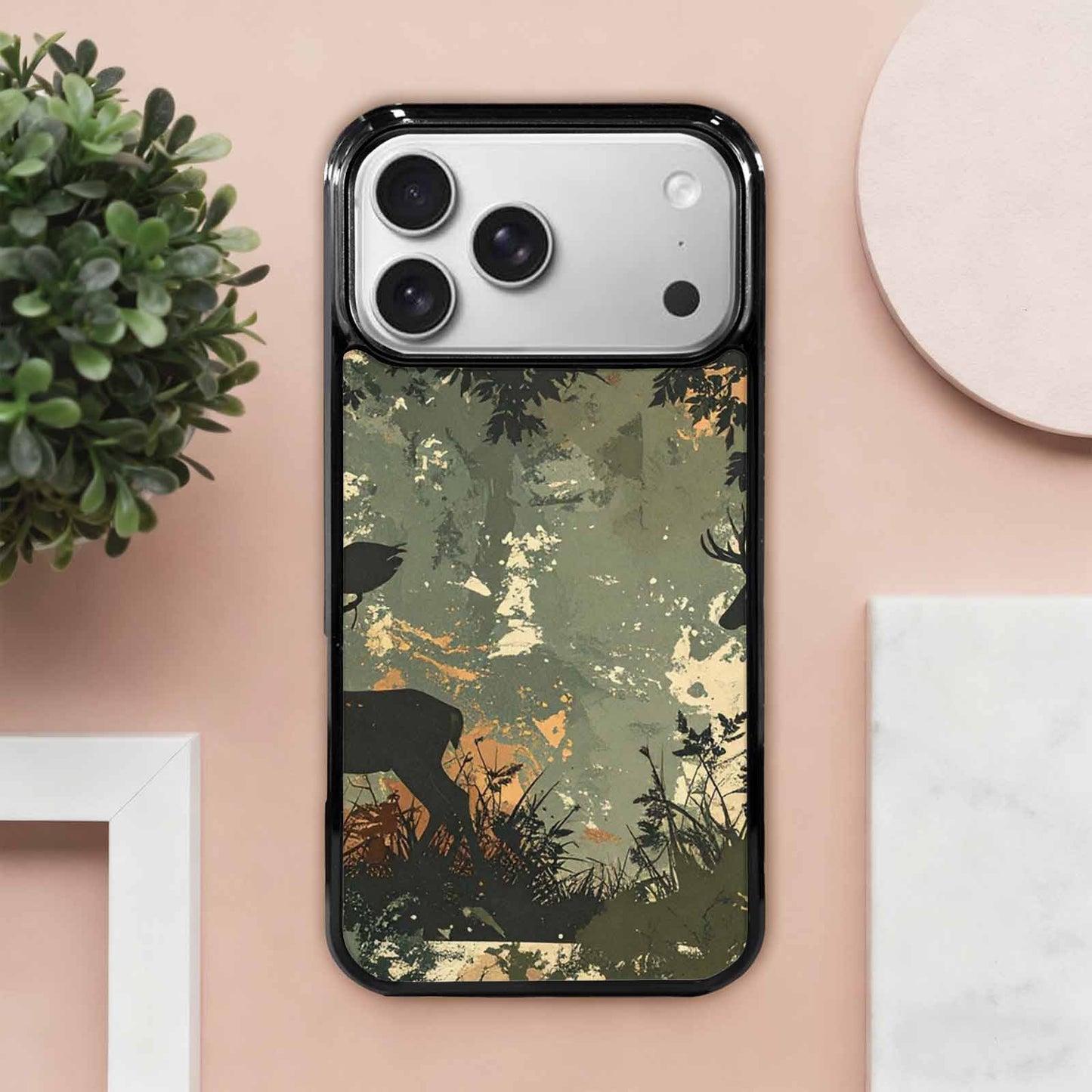 iPhone 17 Pro Max Case — Hunting Camouflage Pattern With Camo, Custom Art Phone Cover