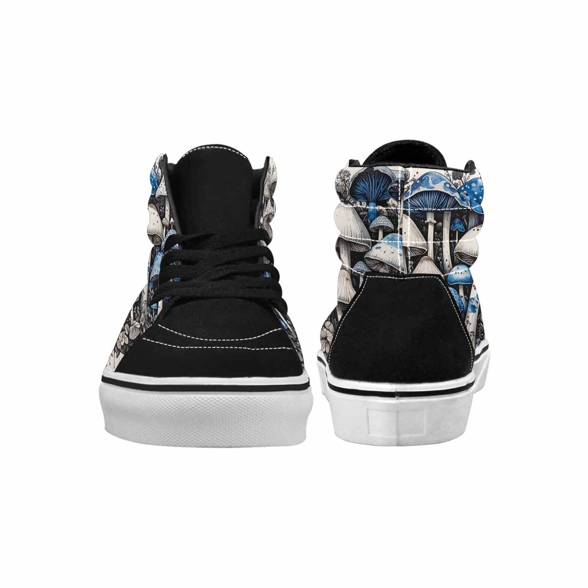 MEN'S Mushrooms (general) High Top Canvas Neon Fantasy Shoes