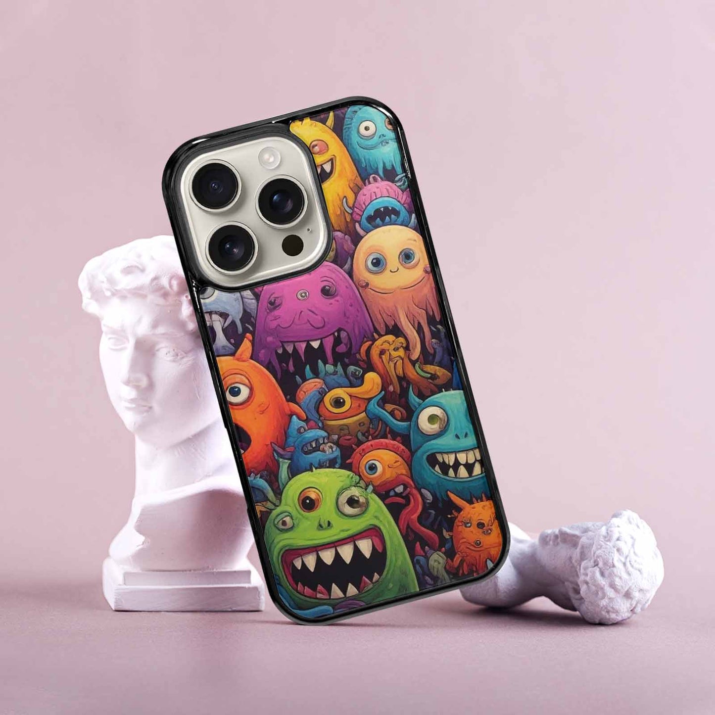 iPhone 16 Pro Case — Monsters General Cartoon Monst, Original Design Phone Case