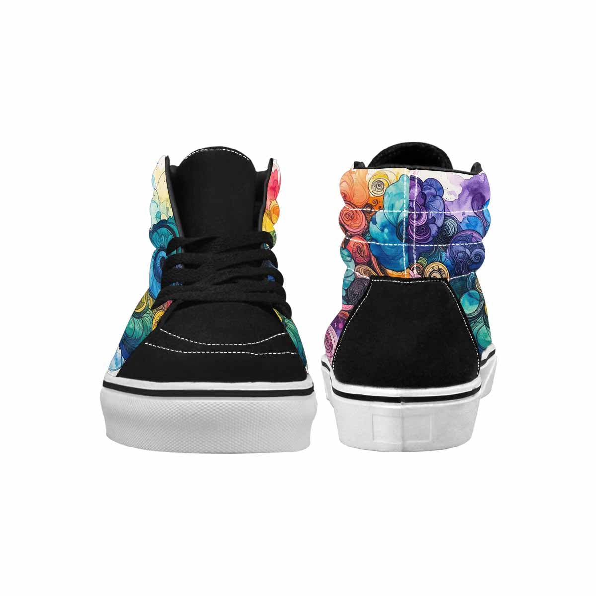 MEN'S Tie High Top Canvas Cottagecore Sneakers