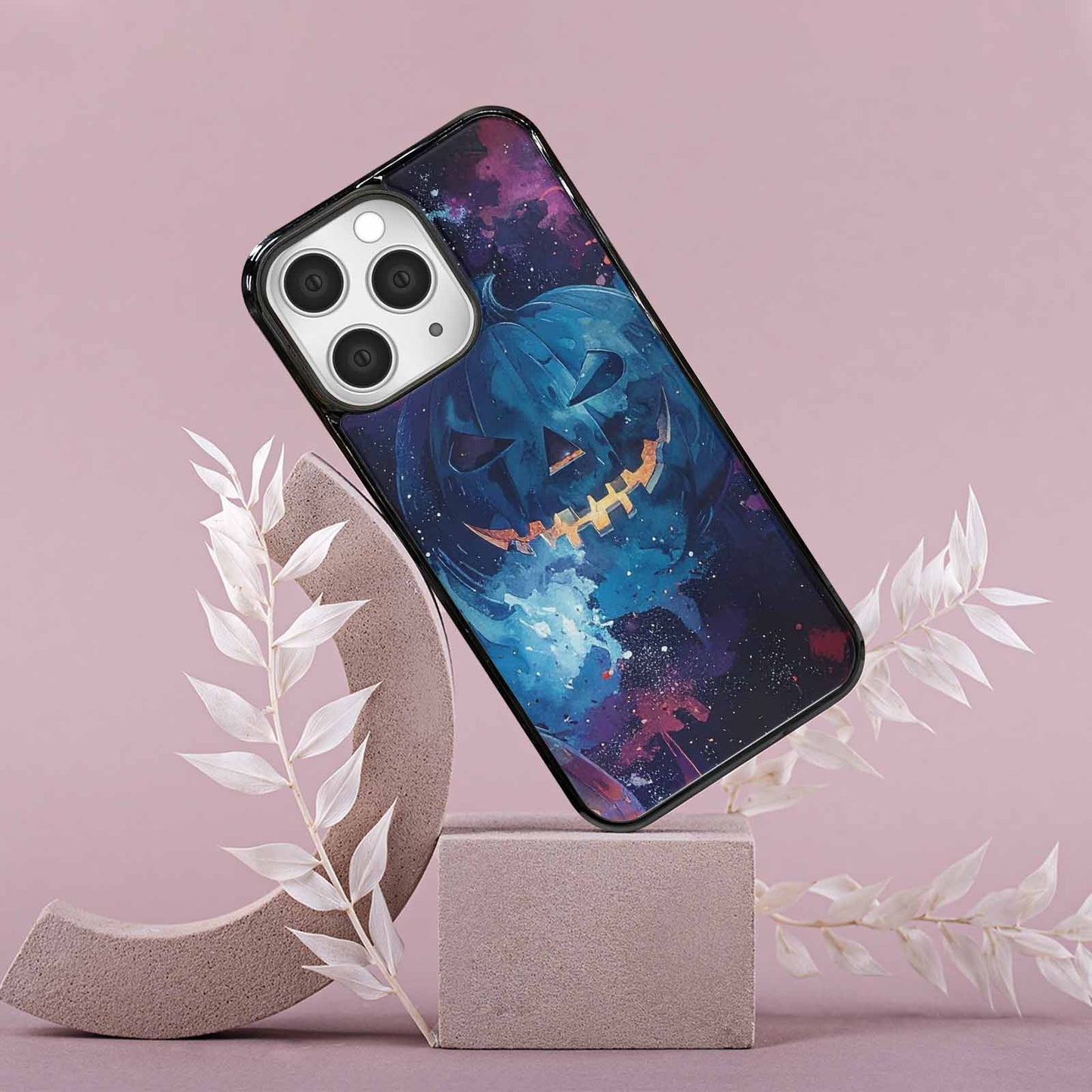 iPhone 15 Pro Max Case — Eamless Repeating Pattern Of Overlapping Pumpkin, Custom Print Case Cover