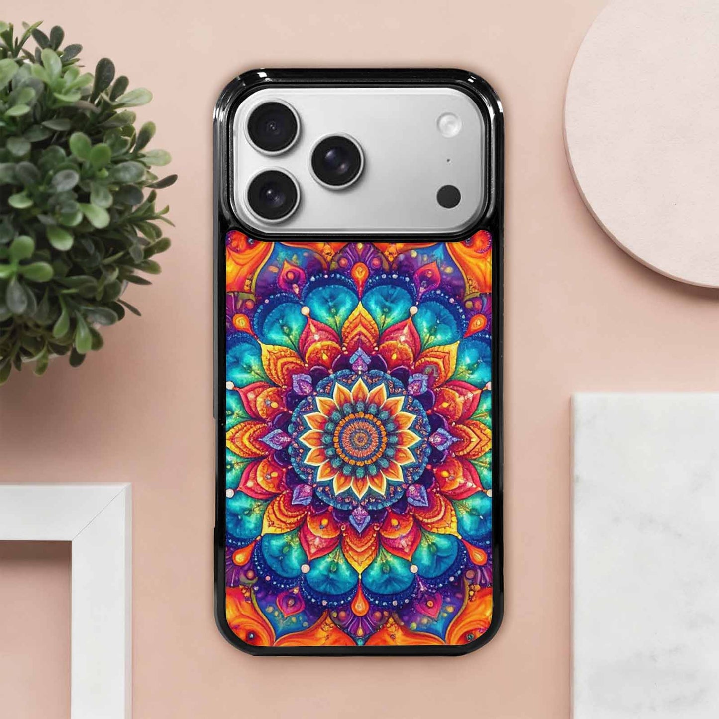 iPhone 17 Pro Max Case — Tie Dye Mandala Art Tie Dye, Custom Made Phone Cover