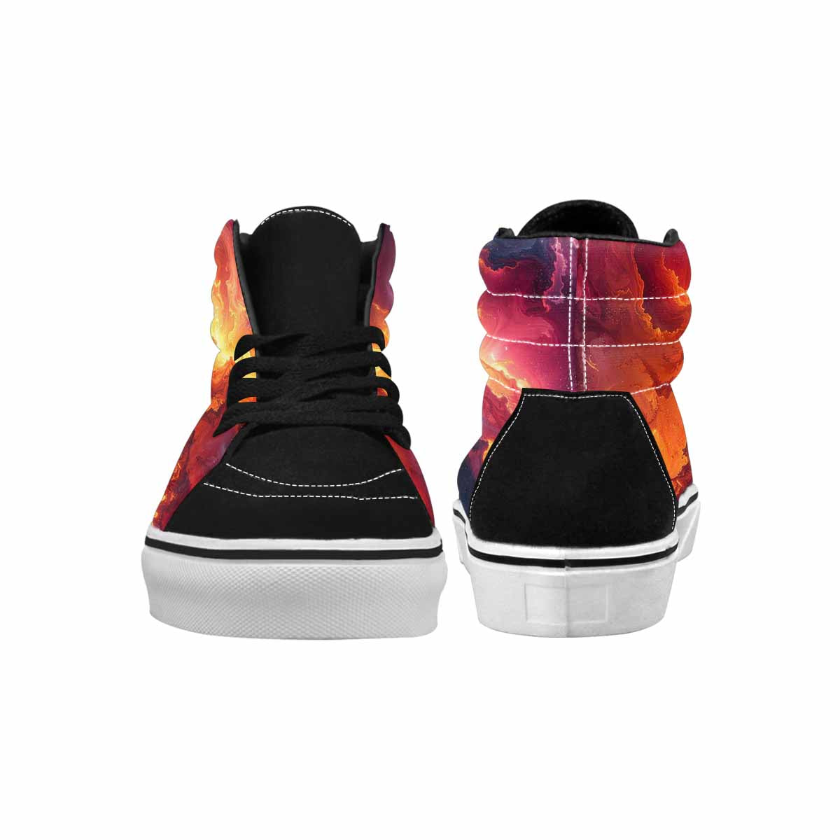 WOMEN'S Galaxy Art - High Top Canvas Surreal Custom Sneakers