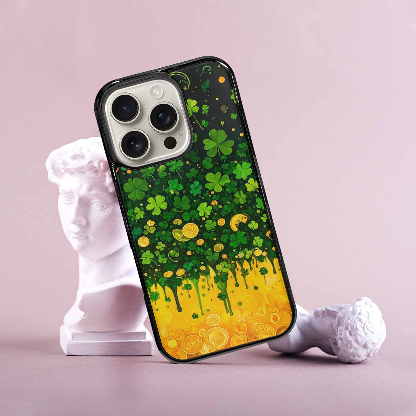 iPhone 16 Pro Case — St Patrick\'s Clover St Patrick\'s Clover, Custom Made Phone Cover