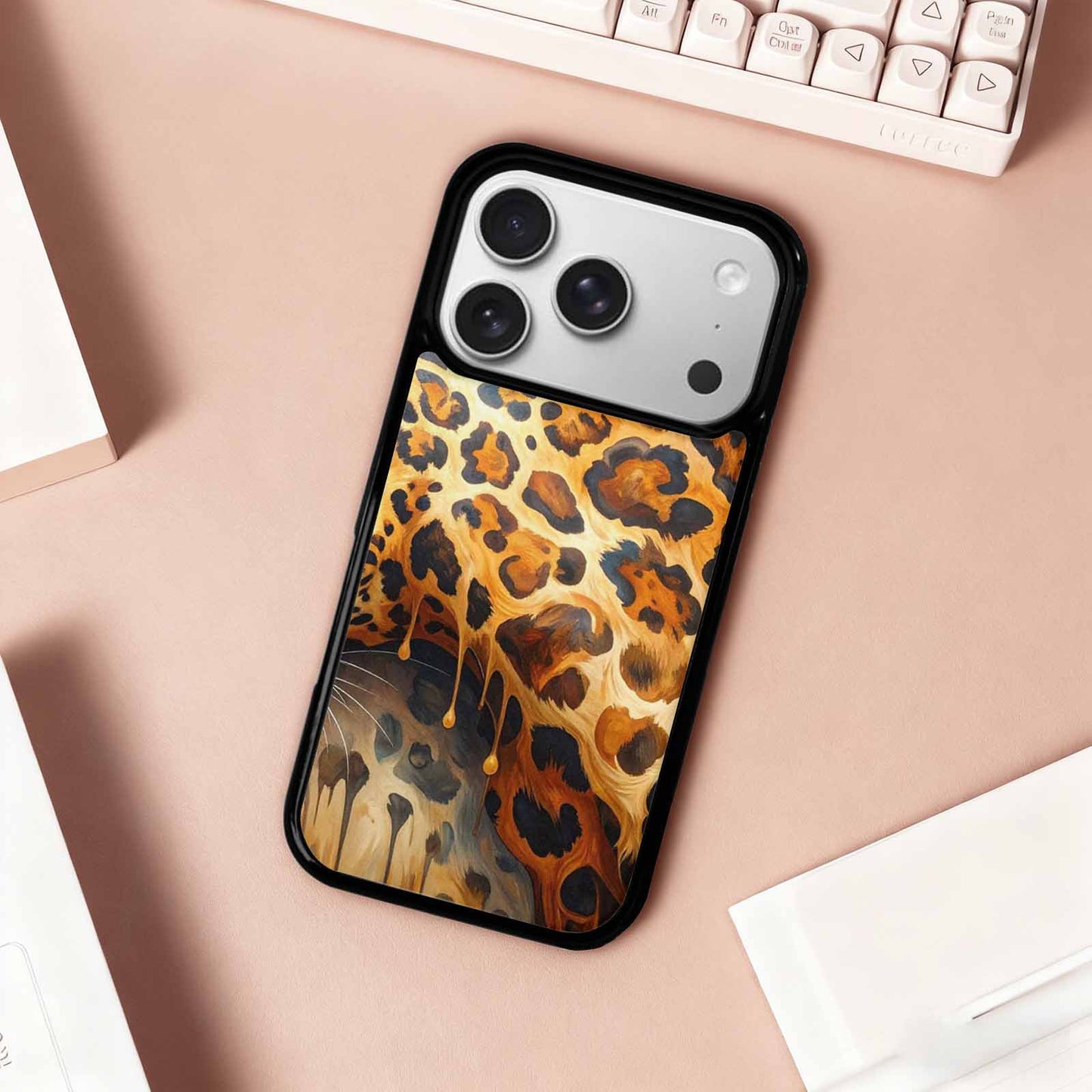 iPhone 17 Pro Case — Seamless Tileable Pattern Of Overlapping Animal, Unique Phone Case Design