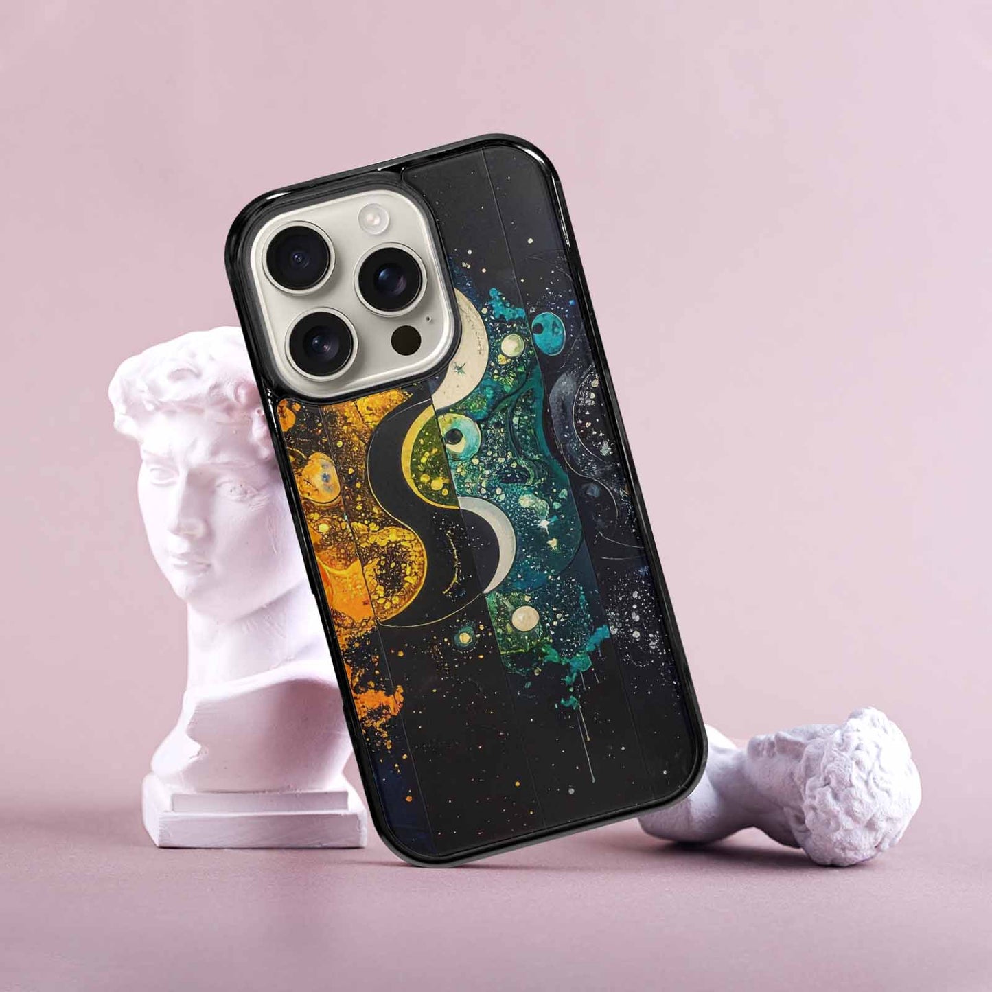 iPhone 16 Pro Case — Yin Yang Yin And Yang Symbol, Customized Protective Case